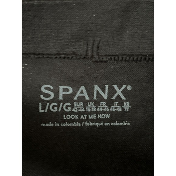 Spanx Women's Large Look at Me Now Leggings NWT Very Black 20346R Ecocare - Picture 5 of 12